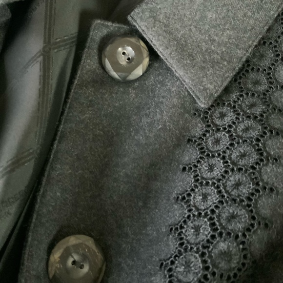 Carolina Herrera gray wool coat 8 - Picture 16 of 16